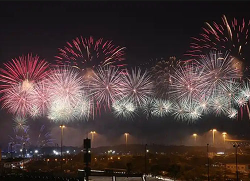 晋城焰火晚会